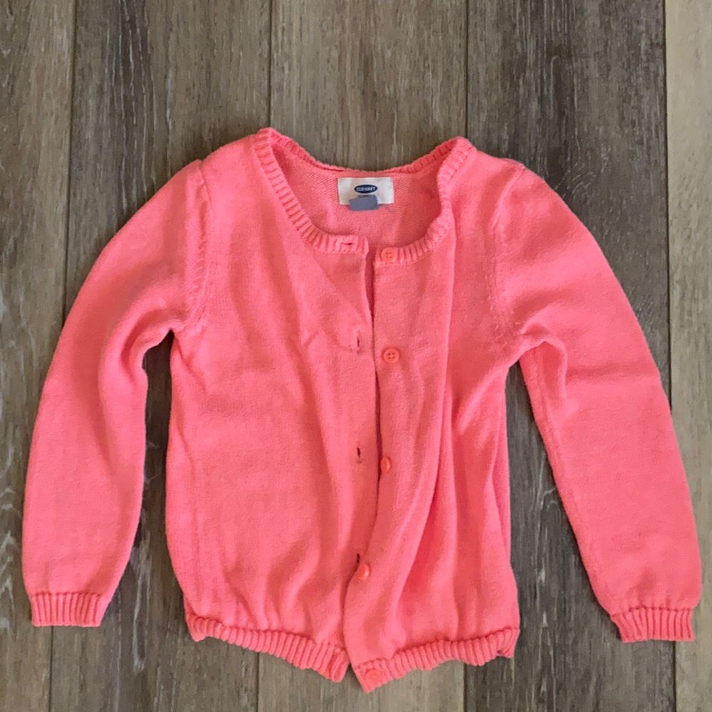 Peach cardigan from Old Navy